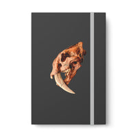 Sabre Tooth Tiger skull Color Contrast Notebook - Ruled