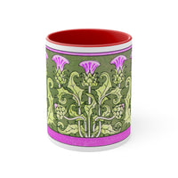 Art Nouveau Thistle Mug 11oz