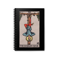 The Hanged Man Tarot Spiral Notebook- Ruled Lined