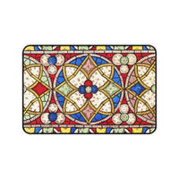 Art Nouveau Stained Glass Desk Mat