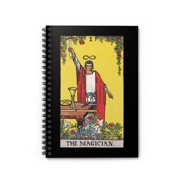 The Magician Tarot Spiral Notebook - Ruled Line