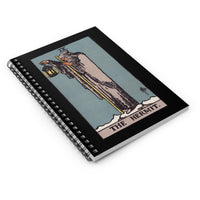 The Hermit Tarot Spiral Notebook - Ruled Line