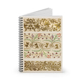 Illustration of Turkish Embroidery Spiral Bound Ruled Journal
