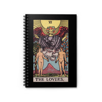 The Lovers Tarot Spiral Notebook - Ruled Line