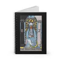The High Priestess Tarot Spiral Notebook