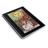 The Sun Tarot Spiral Notebook - Ruled Lined