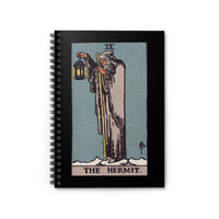 The Hermit Tarot Spiral Notebook - Ruled Line