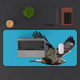 Hawk in Flight Desk Mat
