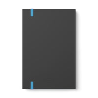 Blue Snake Illustration Color Contrast Notebook