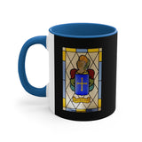 Asturias Shield Stained Glass 11oz mug