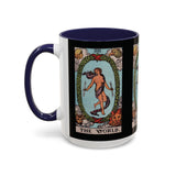 Tarot The World Accent Coffee Mug - 11oz & 15oz