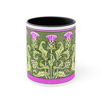 Art Nouveau Thistle Mug 11oz