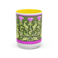 Art Nouveau Thistle Mug