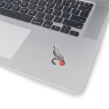 Gray Parrot Sticker