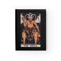 The Devil Tarot Hardback Journal - Ruled Lined