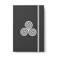 Celtic Triskele Color Contrast Notebook