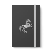 Rearing Horse Skeleton Color Contrast Notebook - Ruled