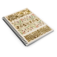 Illustration of Turkish Embroidery Spiral Bound Ruled Journal