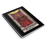 Justice Tarot Spiral Notebook - Ruled Line