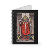 The Hierophant Tarot Spiral Notebook