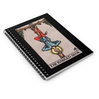 The Hanged Man Tarot Spiral Notebook- Ruled Lined