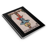 The Hanged Man Tarot Spiral Notebook- Ruled Lined