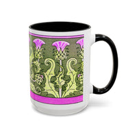 Art Nouveau Thistle Mug