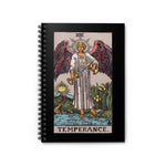 Temperance Tarot Spiral Notebook - Ruled Lined