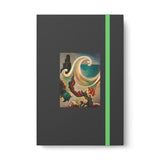 Sea Fantasy 1 Color Contrast Notebook - Ruled
