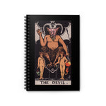 The Devil Tarot Spiral Notebook - Ruled Lined