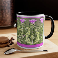 Art Nouveau Thistle Mug 11oz