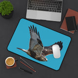 Hawk in Flight Desk Mat