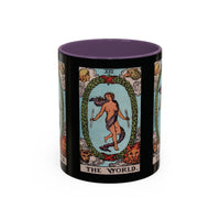 Tarot The World Accent Coffee Mug - 11oz & 15oz