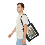 Vintage Botanical Hummingbird Tote Bag - Eco-Friendly & Stylish