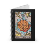 The Wheel of Fortune Tarot Spiral Notebook - Ruled Lined