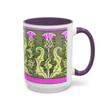 Art Nouveau Thistle Mug