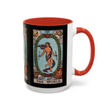 Tarot The World Accent Coffee Mug - 11oz & 15oz