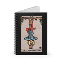 The Hanged Man Tarot Spiral Notebook- Ruled Lined