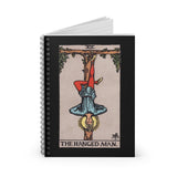 The Hanged Man Tarot Spiral Notebook- Ruled Lined