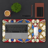 Art Nouveau Stained Glass Desk Mat