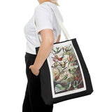 Vintage Botanical Hummingbird Tote Bag - Eco-Friendly & Stylish