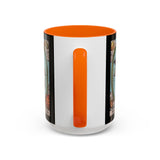 Tarot The World Accent Coffee Mug - 11oz & 15oz