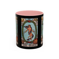 Tarot The World Accent Coffee Mug - 11oz & 15oz