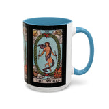 Tarot The World Accent Coffee Mug - 11oz & 15oz