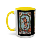 Tarot The World Accent Coffee Mug - 11oz & 15oz