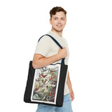 Vintage Botanical Hummingbird Tote Bag - Eco-Friendly & Stylish