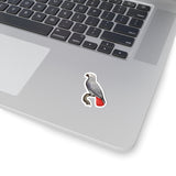 Gray Parrot Sticker