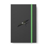 Swallowtail Hawk with snake Color Contrast Notebook - Ruled