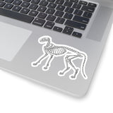 Cat Skeleton Kiss-Cut Sticker