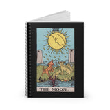 The Moon Tarot Spiral Notebook - Ruled Lined